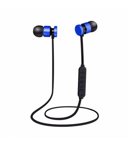 PA315 - Bluetooth Headphones with SD TF Card Slot, Sweatproof Noise Cancelling Stereo Bluetooth 4.2 Earpiece, Magnetic In-ear Earbuds for Sports Gym Running Biking